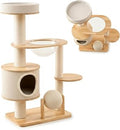 Cat Climbing Frame Tower with Sisal Scratching Posts and Nest