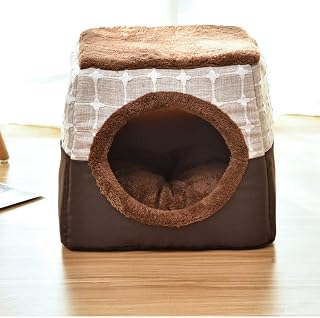 Removable Waterproof Cat Tent Bed Shelter, Warm Kennel Nest, Size L