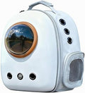 Cat Travel Carrier Backpack with Transparent Bubble Window, Hard Oxford Body
