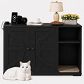 GarveeLife Large Cat Litter Box Enclosure Cabinet