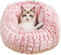 Round Machine-Washable Self-Warming Pet Bed, All Season