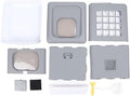 Enclosed Cat Litter Box, Extra Large, Foldable, Top Entry, Anti-Splash, with Shovel