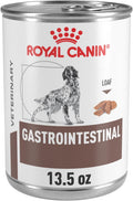Case of veterinary gastrointestinal wet dog food loaf cans
