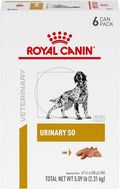 Pack of 24 cans of veterinary urinary diet loaf in sauce dog food – view 3