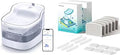 PETGUGU Cat Water Fountain with 6 Replacement Filters, App Monitoring, Wireless Pump, 8-Layer Filtration, BPA-Free, 2.4GHz