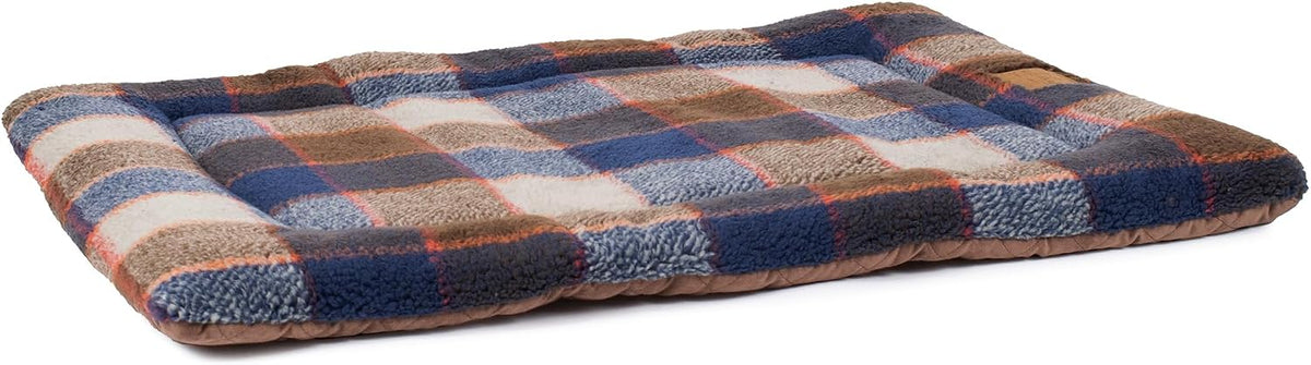 Trail Oxford print X-Large berber comfort cushion for a dog crate – view 3