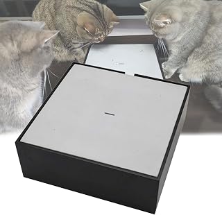 Automatic Water Drop Cat Toy with 600ml Water Storage Box, Removable Washable Filter and Adjustable Flow Rate, Black