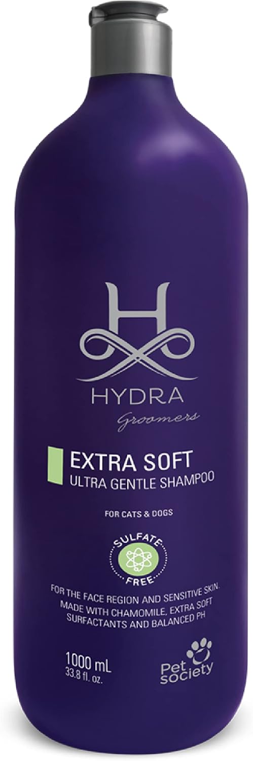 169 fl oz bottle of hypoallergenic face and body dog shampoo – view 2