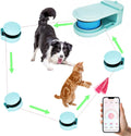Motorized lure coursing machine with line and lure set up in a backyard