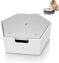 Automatic Water Drop Cat Teaser Toy with Water Storage Box, White