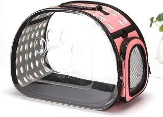 Transparent Pet Backpack Carrier with Window for Cats, Small