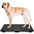 Black large digital pet scale with non-slip mat