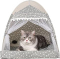 Pet Tent Bed for Cats and Small Dogs, Style D, Large