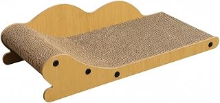 Cat Scratcher Lounge with Cradling Design, Corrugated Paper, Compact, Simple Style