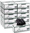Rolls of black dog waste station refill bags
