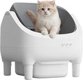 GUNJI Self-Cleaning Litter Box, App Control, 15L, Gray