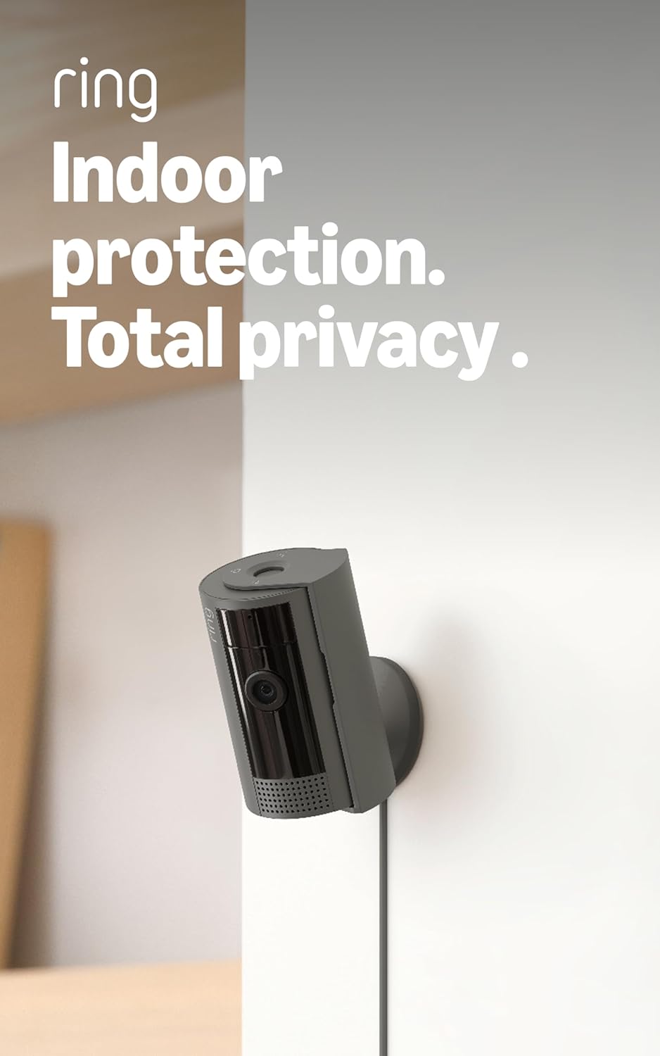 Four white indoor security cameras for monitoring pets in the home – view 3