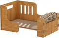Cat Lounge Bed with Scratching Roller and Sisal Scratching Board, Stable, for Kittens, Size S