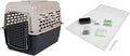 32 inch plastic travel dog kennel with travel kit accessories