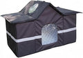 Low-Maintenance Elevated Cat Shelter, Weatherproof Oxford Cloth, Community Cat Shelter with Door Curtain, for Garden, Patio
