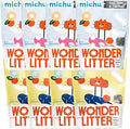 Michu Wonder Litter, Plant-Based, Automatic-Box Friendly, 5.5 lb, Lemon Tea and Unscented, 8 Pack