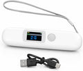 Handheld pet microchip scanner with small color screen