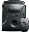 Black outdoor ultrasonic bark control device with remote