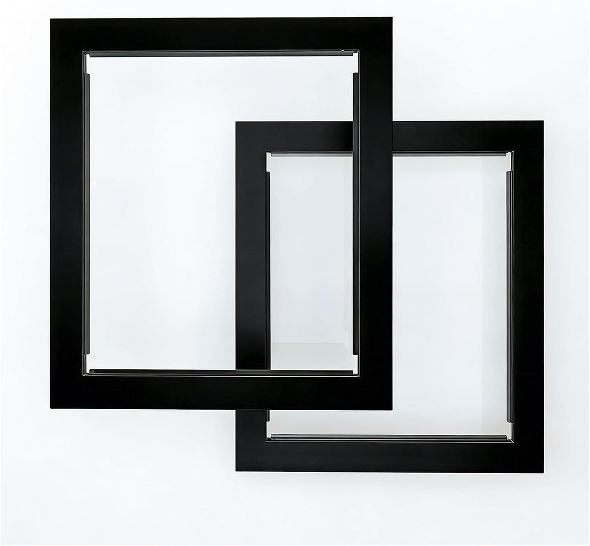 Clear acrylic dog playpen with black metal frame and walk-in door – view 2