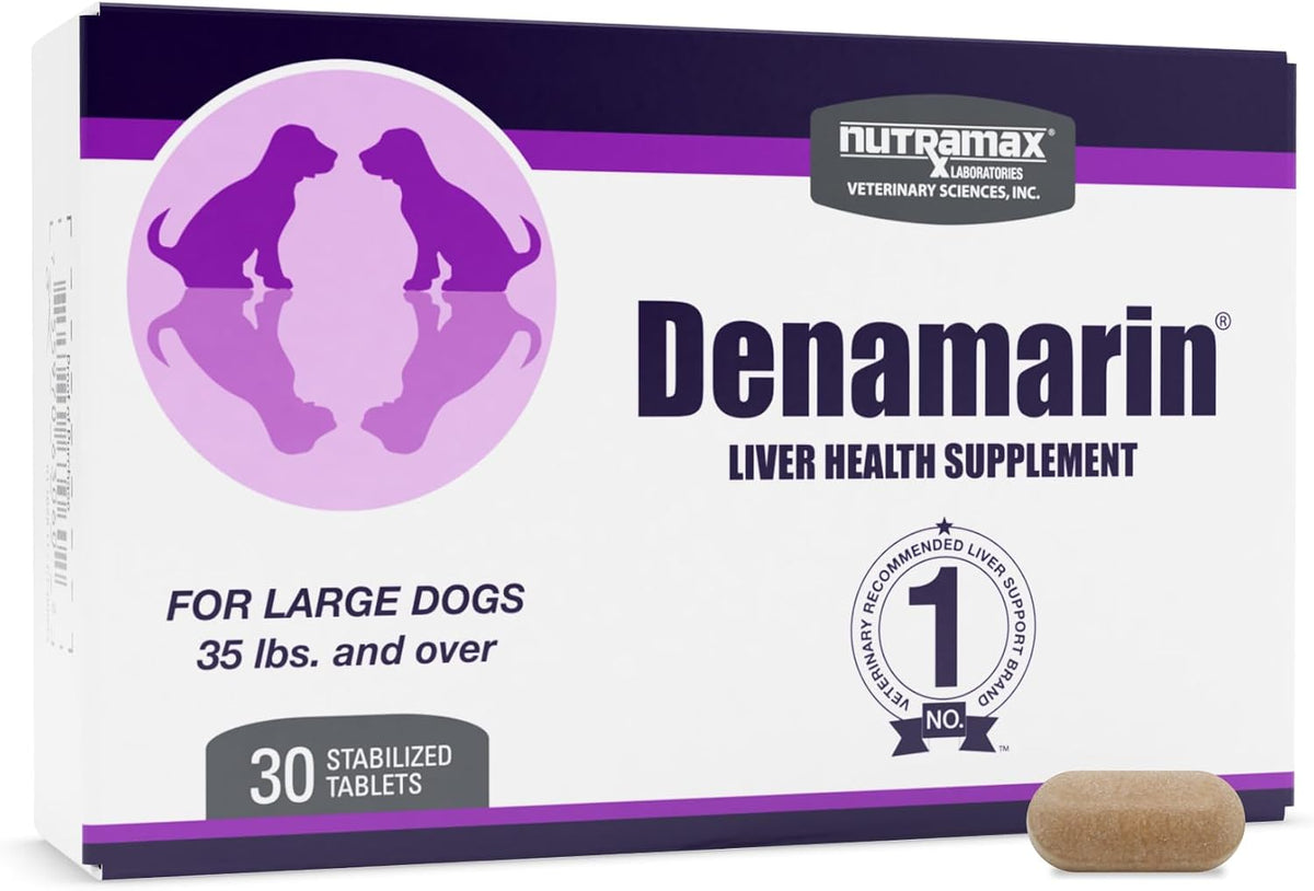 Two boxes of SAMe and silybin coated liver supplement tablets for large dogs – view 3