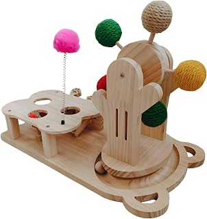 Cat Toy with Ferris Wheel and Furniture Protector