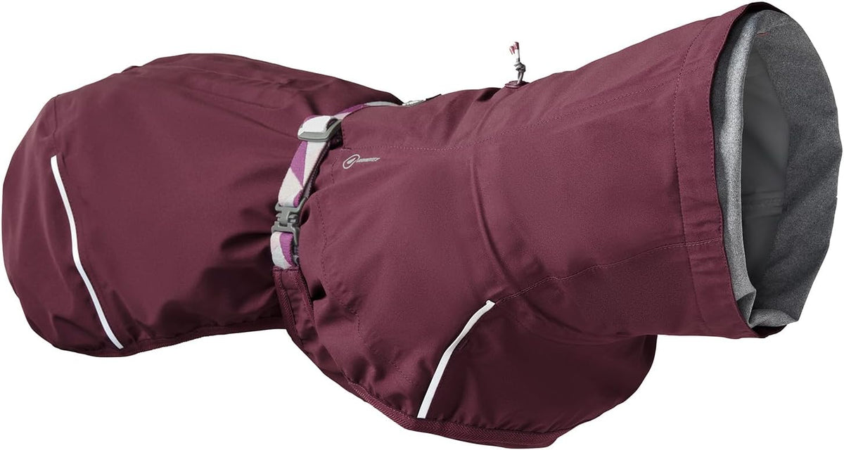 Cinnamon brown dog rain coat for muddy walks – view 5