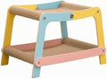 Freestanding Two-Level Cat Scratching Bed with Perches, Multicolor