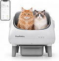 10.5L Self-Cleaning Litter Box, Open-Top Automatic Cat Litter Box with App Control