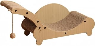 Cat Scratcher Lounge with Textured Scratching Surface and Raised Side Panels, Single