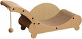 Cat Scratcher Lounge with Raised Edges, Interactive Feline Entertainment Area, Single