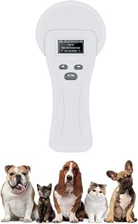 Smoostart Universal Pet Microchip Scanner, FDX-A/FDX-B/EMID/HDX, Stores 20,000 Records, PC Upload