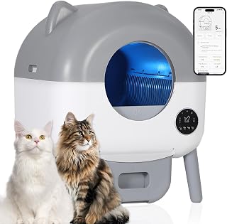 Automatic Self-Cleaning Cat Litter Box for Cats 2.2 to 28 Lbs