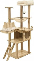 Cat Climber with Cat House for Apartments, Style C