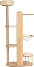 70.8 Inch Multi-Level Cat Tree Tower with Scratching Post