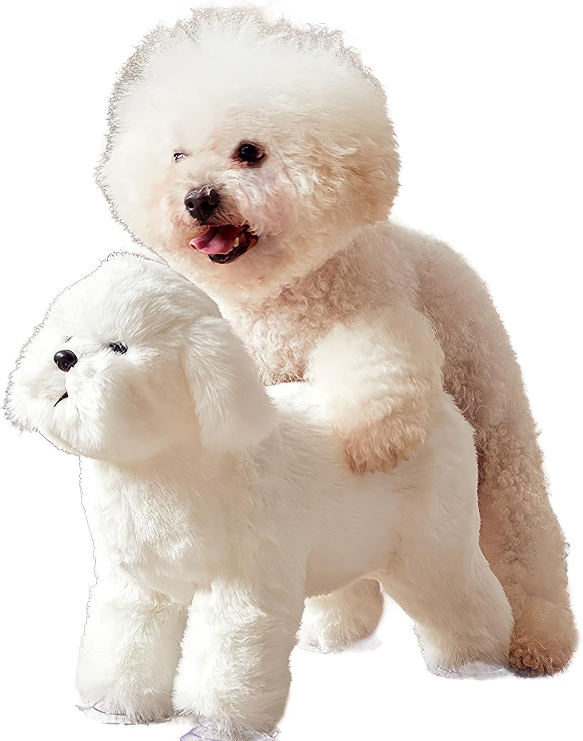 Interactive plush toy for male dogs with suction cup feet, style A