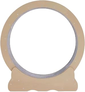 Large Cat Treadmill Wheel for Indoor Exercise, Quiet Running, Detachable Carpet