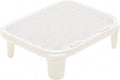 Slatted Grid Litter Tray Mat, Washable, White