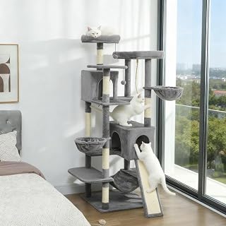 69-Inch Multi-Level Cat Tower Cat Tree