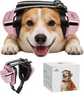 Rose gold dog ear muffs with magnetic buckle