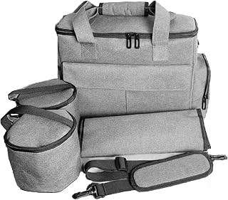 Pet Travel Carrier Bag with Shoulder Straps and Multiple Pockets for Dogs and Cats