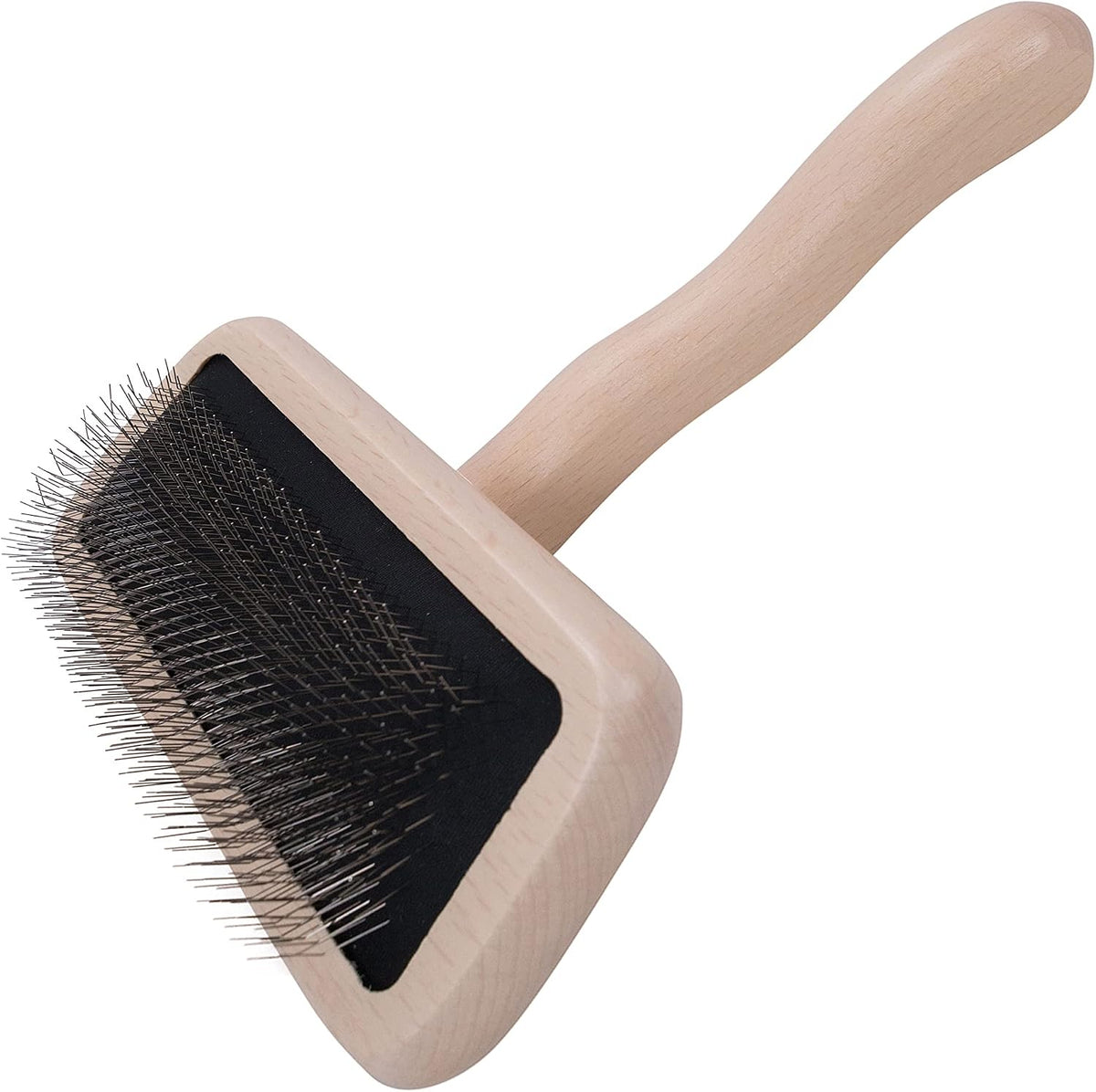 Coral large slicker dog brush with extra-long angled pins – view 3
