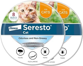 Seresto 8-Month Flea & Tick Collar for Cats & Kittens, 2 Count