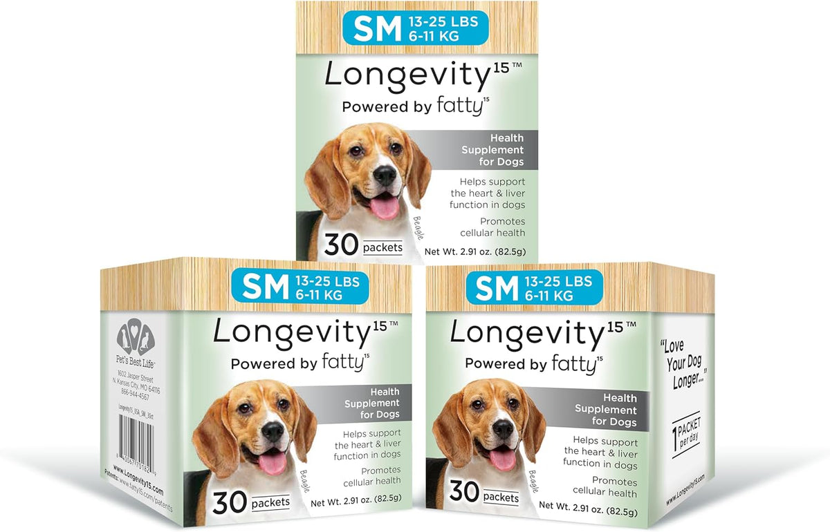 Three packs of C15:0 fatty acid supplement for extra small dogs – view 7