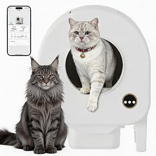 Garvee Self-Cleaning Cat Litter Box, Automatic Smart Pet Litter Box, Large Capacity
