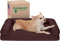 Navy quilted orthopedic sofa dog bed with bolsters, medium – view 20